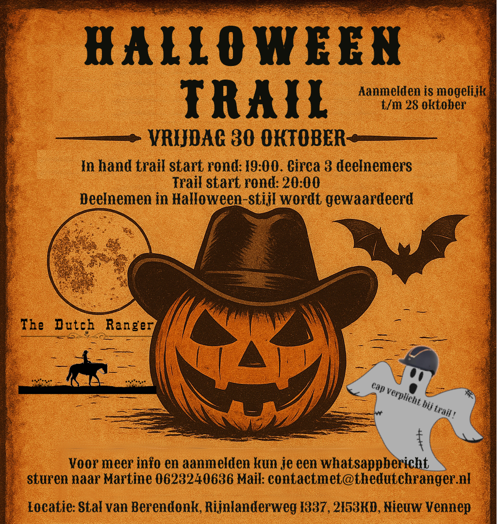 —-Halloween–Trail—- vrijdag 30 oktober